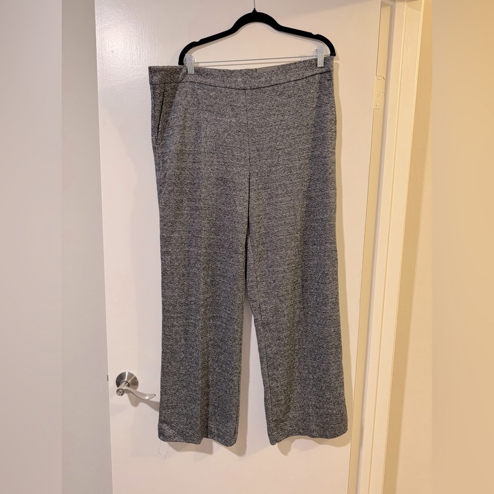 NWT Chapter Gray Wide Leg Women's Pants size xl